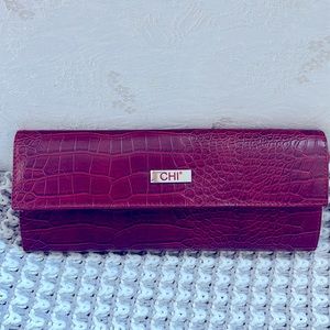 CHI Shoulder Red Snake Skin Leather